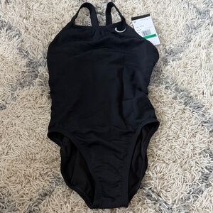 Black One-Piece Nike Swimsuit